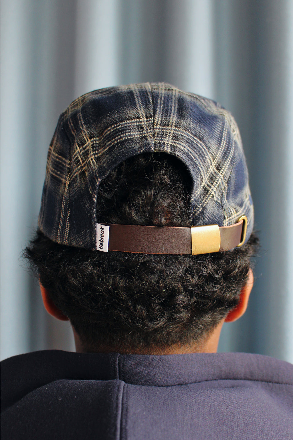 Plaid 5-Panel Cap