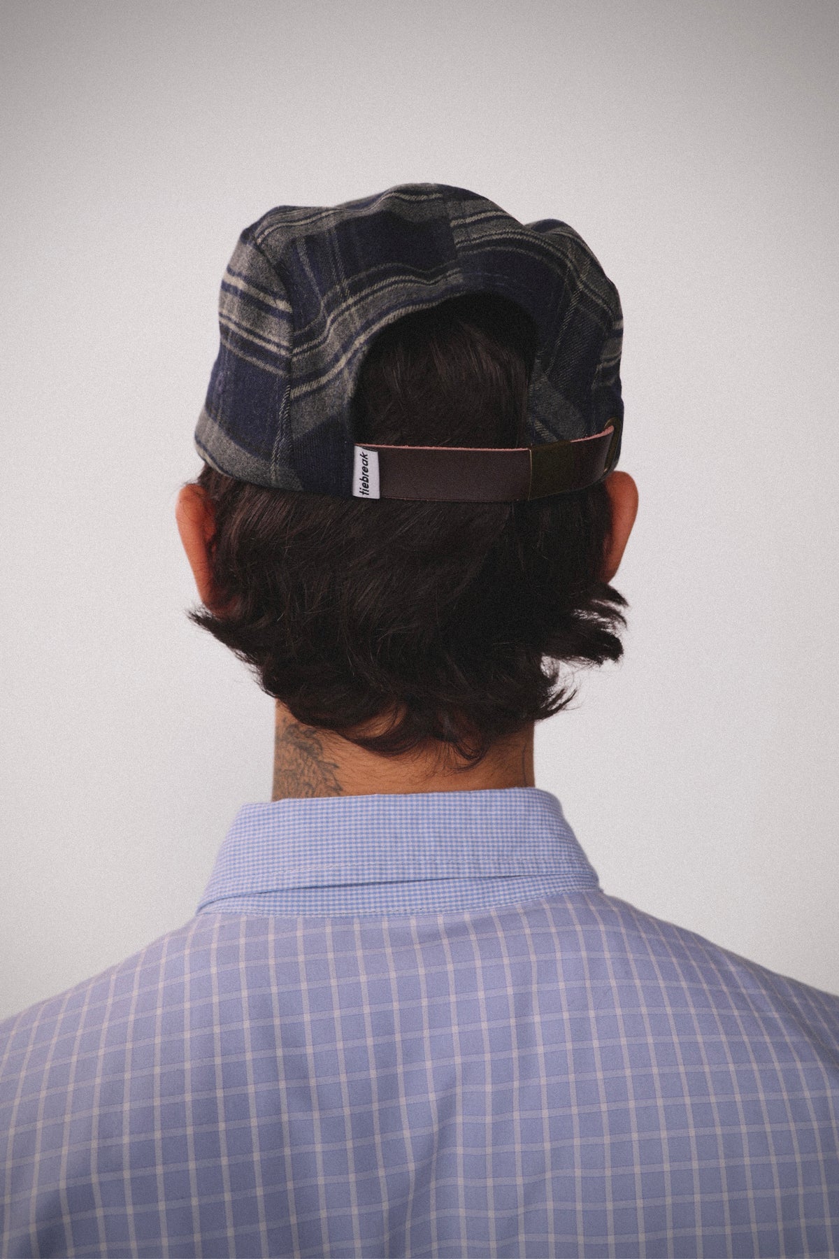 Plaid 5-Panel Cap