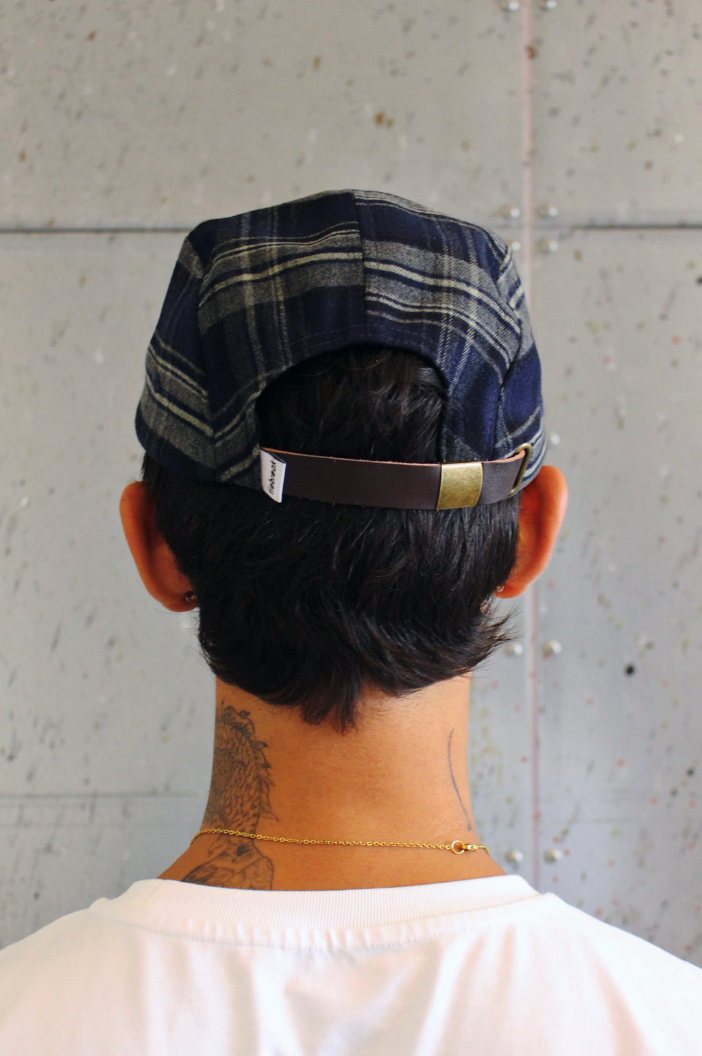 Plaid 5-Panel Cap