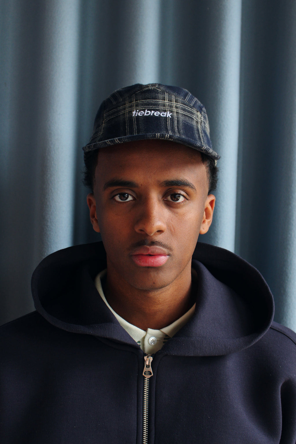 Plaid 5-Panel Cap