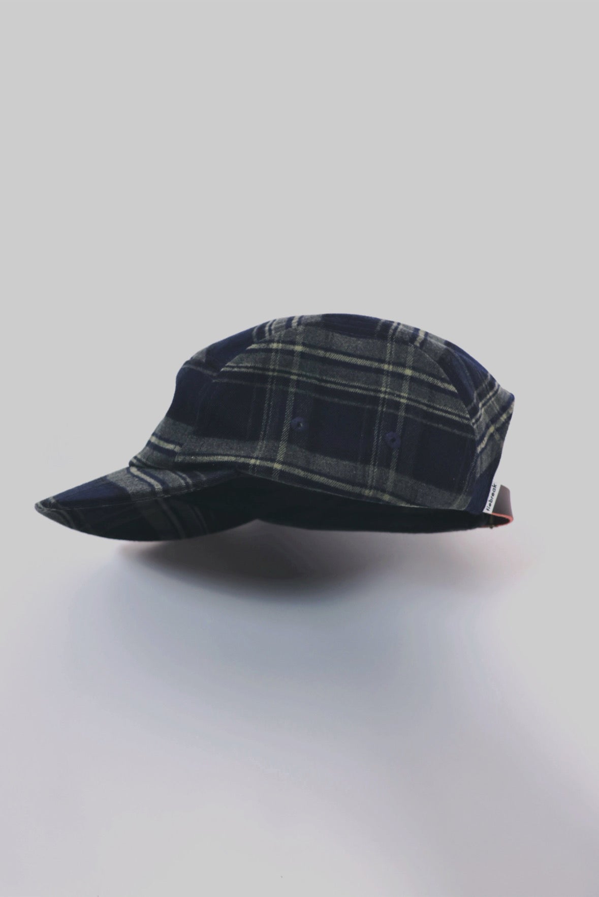 Plaid 5-Panel Cap