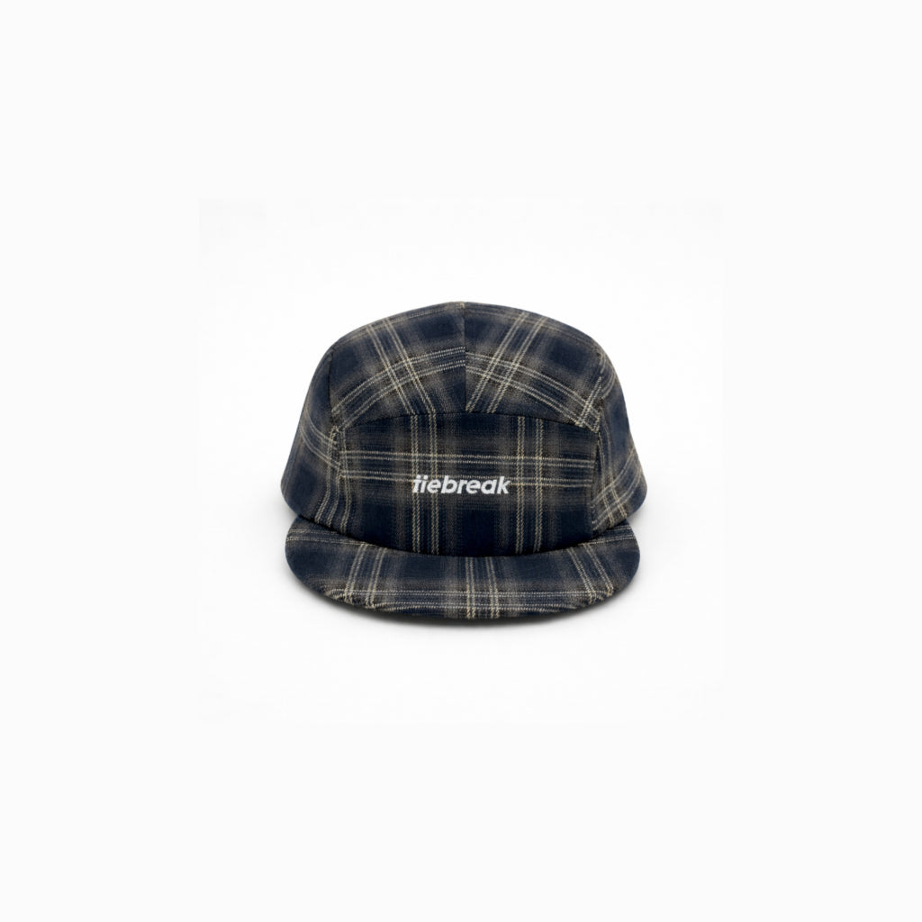 Plaid 5-Panel Cap