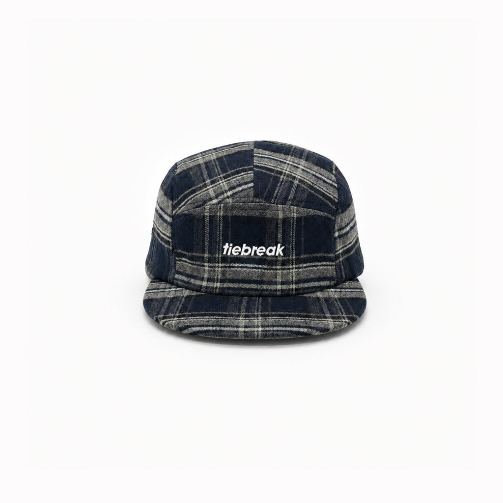Plaid 5-Panel Cap